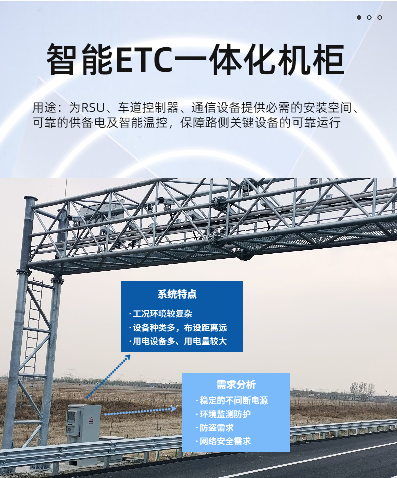 高效出行：高速公路智能ETC一體化機柜，保障ETC門架系統穩定運行